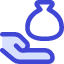 Bag Share Icon from Core Duo Set