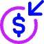 Income Money Icon from Core Neon Set