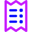 Receipt 2 Icon from Core Neon Set