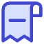 Receipt Subtract Icon from Core Duo Set