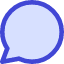 Chat Bubble Oval Icon from Core Duo Set