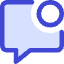 Chat Bubble Square Notification Icon from Core Duo Set