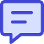 Chat Bubble Text Square Icon from Core Duo Set