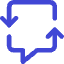 Discussion Converstion Reply Icon from Core Duo Set