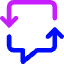 Discussion Converstion Reply Icon from Core Neon Set