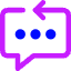 Reply To Message Typing Icon from Core Neon Set