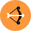 Archery Arrow Icon from Kameleon Pop Set