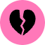 Broken Heart Icon from Kameleon Pop Set