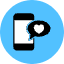 Chat Love Icon from Kameleon Pop Set