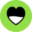 Fill Heart Icon from Kameleon Pop Set