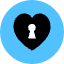 Heart Key 2 Icon from Kameleon Pop Set