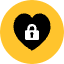 Heart Lock Icon from Kameleon Pop Set