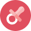 Pacifier Icon from Kameleon Colors Set