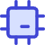 Computer Chip 1 Icon from Core Duo Set