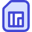 Sim Card Icon from Core Duo Set