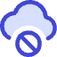 Cloud Block Icon from Core Duo Set