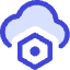 Cloud Setting Bolt Nut Icon from Core Duo Set