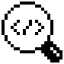Search Coding Icon from Pixel - Free Set