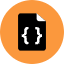 Coding File Icon from Kameleon Pop Set
