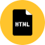 Html File Icon from Kameleon Pop Set