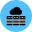 Database Cloud Icon from Kameleon Pop Set