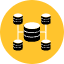 Databse Network Icon from Kameleon Pop Set