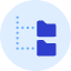 Folders Browse Icon from Kameleon Duo Set