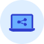 Share Laptop Icon from Kameleon Duo Set