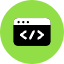 Windows Coding Icon from Kameleon Pop Set