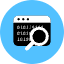 Windows Search Coding Icon from Kameleon Pop Set