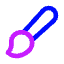 Brush Solo Icon from Core Neon Set