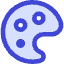 Paint Palette Icon from Core Duo Set