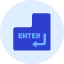 Enter Key Icon from Kameleon Duo - Free Set