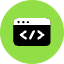 Windows Coding Icon from Kameleon Pop - Free Set