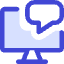 Desktop Chat Icon from Core Duo Set