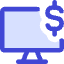 Desktop Dollar Icon from Core Duo Set