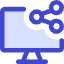 Desktop Share Icon from Core Duo Set