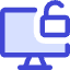Desktop Unlock Icon from Core Duo Set