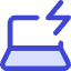 Laptop Charging Icon from Core Duo Set