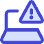 Laptop Warning 2 Icon from Core Duo Set