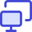 Monitor Project Screen Icon from Core Duo Set
