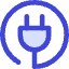 Electric Cord 3 Icon from Core Duo Set