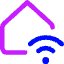 Smart Home Icon from Core Neon Set
