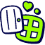 Door Window Icon from Stickies Duo Set