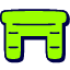 Fireplace Icon from Stickies Duo Set