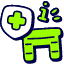 Fireplace Safety Info Icon from Stickies Duo Set