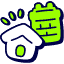 House Chimney Icon from Stickies Duo Set