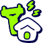 House Electrical Grid Icon from Stickies Duo Set