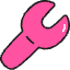 Wrench Icon from Stickies Colors - Free Set