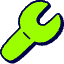 Wrench Icon from Stickies Duo - Free Set